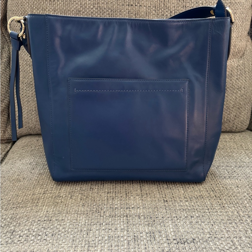 Cole Haan Leather Hobo Purse Cobalt Blue